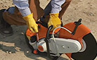 How to Start a STIHL Cut-Off Machine