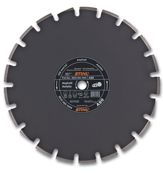 D-A 80 Diamond Wheel for Asphalt - Premium Grade
