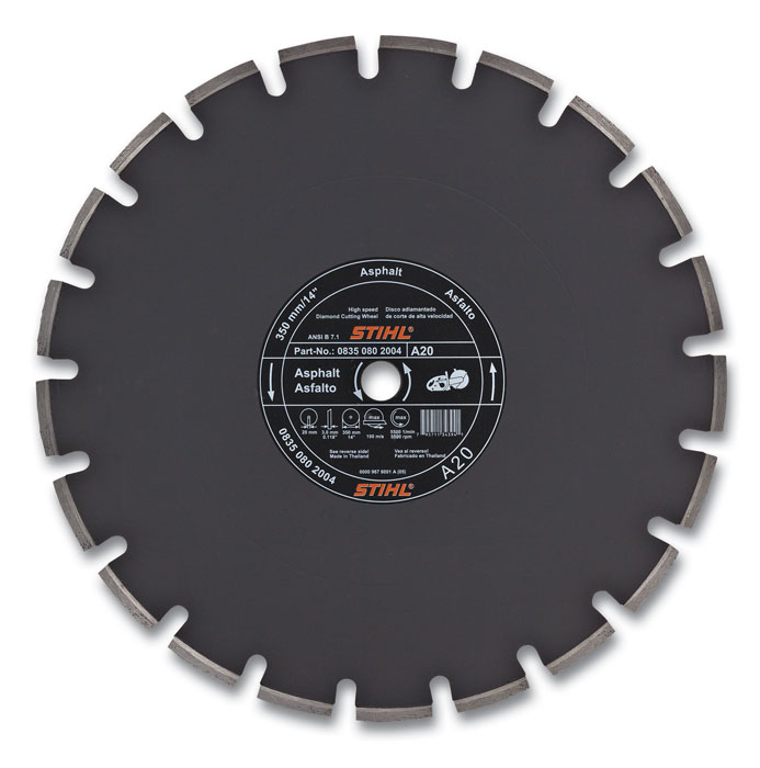 D-A 20 Diamond Wheel for Asphalt - Quality Grade