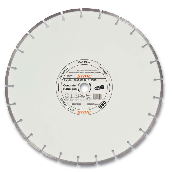 D-B 80 Diamond Wheel for Concrete - Premium Grade