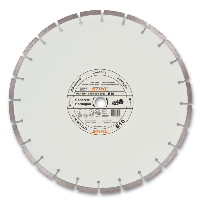 D-B 10 Diamond Wheel for Concrete - Economy Grade