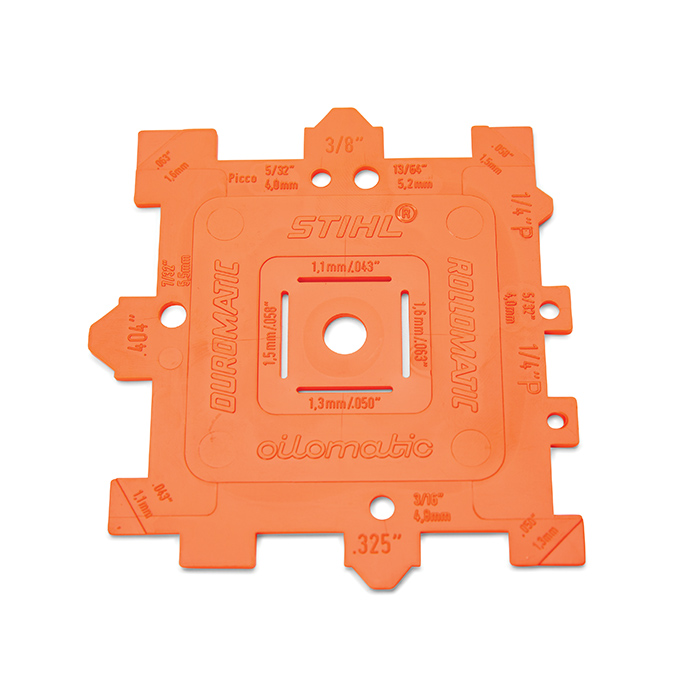 Chain, Bar & Sprocket ID Gauge